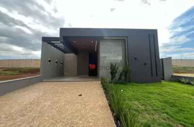 Casa alto padrão com 175m², 3 quartos/suítes à venda no condomínio vivendas da mata em ribeirão preto/sp i imobiliária brioni imóveis