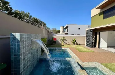 Casa/sobrado alto padrão com 283m², 3 quartos à venda no condomínio alto do castelo  em ribeirão preto/sp i imobiliária brioni imóveis