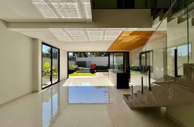 Casa alto padrão com 269m², 3 quartos/suítes à venda no condomínio alto do castelo 1 em ribeirão preto/sp i imobiliária brioni imóveis