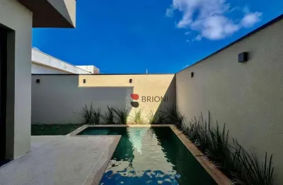 Casa térrea com 165m², 3 quartos/suítes à venda em condomínio quinta da mata, em ribeirão preto/sp i imobiliária i brioni imóveis