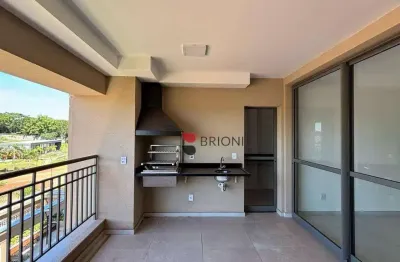 Apartamento com 3 quartos para alugar, 110m² - edifício la coruna, em ribeirão preto/sp i imobiliária brioni imóveis
