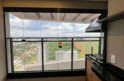 Apartamento no edifício authoria fascínio, para locação no jardim olhos d'água em ribeirão preto/sp