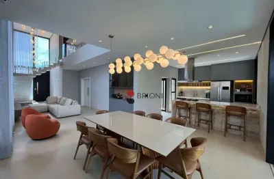 Casa sobrado alto padrão com 268 m², 4 quartos suítes à venda no condomínio vivendas da mata em ribeirão preto/sp i imobiliária brioni imóveis