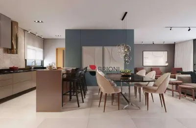 Apartamento de alto padrão a venda com 227 m², possui 3 suítes no condomínio cidade de zurique em ribeirão preto i imobiliária brioni imóveis