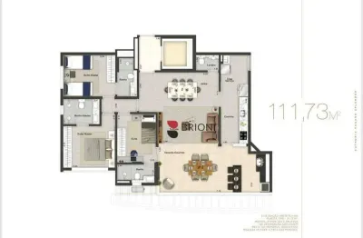 Apartamento com 3 dormitórios à venda, 111 m² por r$ 1.013.378,87 - jardim olhos d'água - ribeirão preto/sp