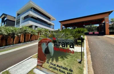Terreno alto padrão com 814 m²,  à venda no condomínio arara vermelha em ribeirão preto/sp i imobiliária brioni imóveis