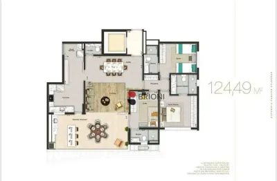 Apartamento com 3 dormitórios à venda, 111 m² por r$ 1.054.741,27 - jardim olhos d'água - ribeirão preto/sp