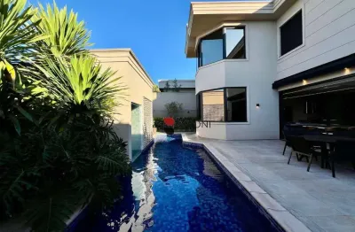 Casa sobrado alto padrão com 458m², 4 quartos/suítes à venda no condomínio guaporé em ribeirão preto/sp i imobiliária brioni imóveis