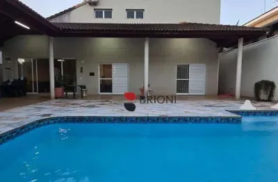 Casa sobrado no condomínio santa mônica, 391m², 4 suítes à venda, em ribeirão preto/sp