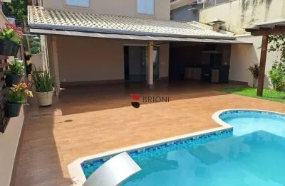 Casa alto padrão com 207 m², 3 quartos/suítes à venda no condomínio nova aliança em ribeirão preto/sp i imobiliária brioni imóveis
