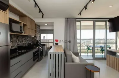 Apartamento com 1 quarto para alugar, 49 m² por r$ 4.461/mês - alto da boa vista - ribeirão preto/sp
