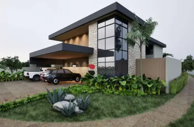 Casa com 4 dormitórios à venda, 554 m² por r$ 5.900.000,00 - jardim olhos d'água - ribeirão preto/sp