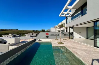 Casa sobrado alto padrão com 335 m², 4 quartos à venda no condomínio alphaville em ribeirão preto/sp i imobiliária brioni imóveis