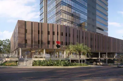 Laje / sala comercial de alto padrão com 763 m², 8 vagas à venda no condomínio quartier em ribeirão preto/sp i imobiliária brioni imóveis