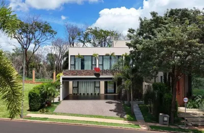 Casa com 373m2 - 3 quarto/suítes em alphaville - ribeirão preto/sp i imobiliaria em ribeirão preto i brioni imóveis