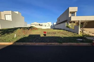 Terreno alto padrão no condomínio vivendas da mata, com 256,77m², à venda  em ribeirão preto/sp i imobiliária brioni imóveis