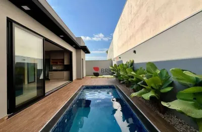Casa térrea alto padrão com 194m², 3 quartos/suítes à venda no condomínio quinta dos ventos em ribeirão preto/sp i imobiliária brioni imóveis