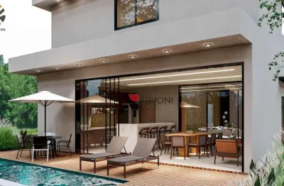 Casa sobrado de alto padrão com 244 m², 3 quartos à venda no condomínio vivendas da mata em ribeirão preto/sp i imobiliária brioni imóvei