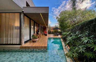 Casa térrea de alto padrão com 290m², 3 quartos/suites à venda no condomínio alphaville 1 em ribeirão preto/sp i imobiliária brioni imóves