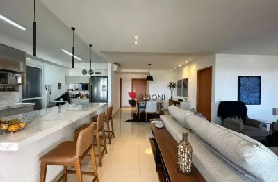 Apartamento tipo de alto padrão com 158 m², 3 quartos à venda no condomínio uber van der rohe em ribeirão preto/sp i imobiliária brioni imóveis