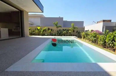 Casa sobrado alto padrão no condomínio reserva santa luísa, em ribeirão preto - imobiliária em ribeirão preto - brioni imóveis.