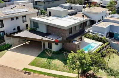 Casa sobrado alto padrão no condomínio reserva santa luísa, em ribeirão preto - imobiliária em ribeirão preto - brioni imóveis.