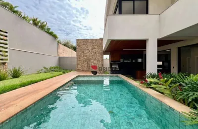 Casa sobrado de alto padrão com 364 m², 3 quartos à venda no condomínio alphaville 2 em ribeirão preto/sp i imobiliária brioni imóveis