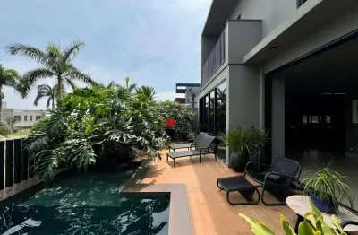 Casa sobrado alto padrão com 310 m², 3 quartos à venda no condomínio alto do castelo 1 em ribeirão preto/sp i imobiliária brioni imóveis