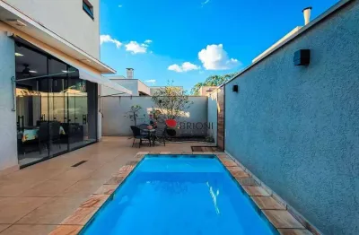 Sobrado com 3 quartos/suítes, 190m² de construção, condomínio villa romana, recreio das acácias em ribeirão preto/sp i imobiliária brioni imóveis