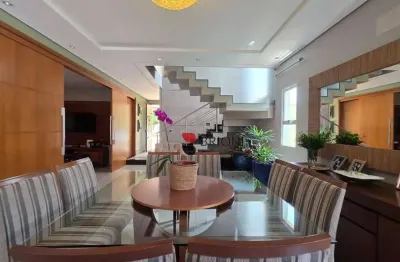 Casa sobrado alto padrão com 260m², 4 quartos/suítes, à venda no condomínio pitangueiras em ribeirão preto/sp i imobiliária brioni imóveis