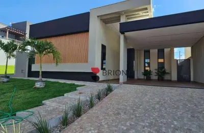 Casa térrea alto padrão com 212m², 3 quartos à venda no condomínio terras de siena em ribeirão preto - sp imobiliária brioni imóveis
