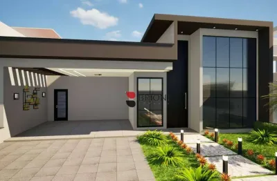 Casa térrea alto padrão com 160m², 3 quartos/suítes à venda no Condomínio Vivendas da Mata em Ribeirão Preto/SP I Imobiliária Brioni imóveis