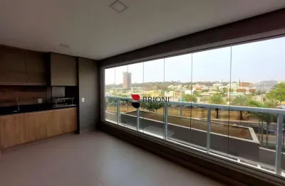 Apartamento com 3 dormitórios para alugar, 131 m² por r$ 6.408,51/mês - jardim botânico - ribeirão preto/sp