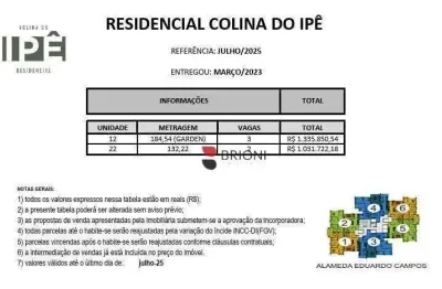 Edifício colina do ipê, 132m², 3 quartos(suítes), apartamentos e coberturas, alto do ipê em  ribeirão preto/sp i imobiliária brioni imóveis