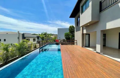 Sobrado alto padrão, com 402m², 4 quartos/suítes, no condomínio alphaville 1 i imobiliária em ribeirão preto/sp i brioni imóveis