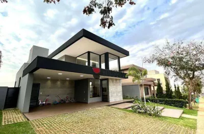 Casa alto padrão com 350 m², 3 quartos/suítes  à venda no condomínio alphaville, em ribeirão preto/sp  i brioni imóveis