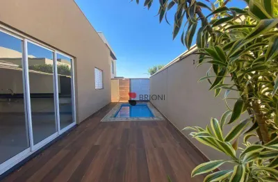 Casa  térrea alto padrão com 176 m², 3 quartos (3 suites) à venda no Condomínio Pitangueiras em Ribeirão Preto/SP I Imobiliária Brioni imóveis..