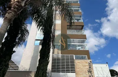 Apartamento com suíte, sacada com churrasqueira e 02 vagas livres na garagem, com 78,5m² exclusivos, por R$ 780.000 - Centro - São José dos Pinhais/PR