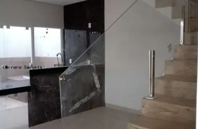 Sobrado para Venda em Uberlândia, Novo Mundo, 3 dormitórios, 1 suíte, 3 banheiros, 2 vagas