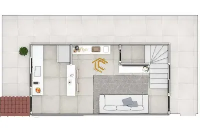 Casa com 2 dorms, guilhermina, praia grande - r$ 315 mil, cod: 9870