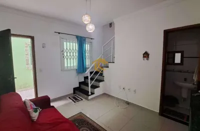 Casa de condomínio com 2 dorms, maracanã, praia grande - r$ 350 mil, cod: 10197