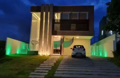 Casa com 5 dormitórios à venda, 266 m² por R$ 1.800.000,00 - Alphaville Litoral Norte 2 - Camaçari/BA