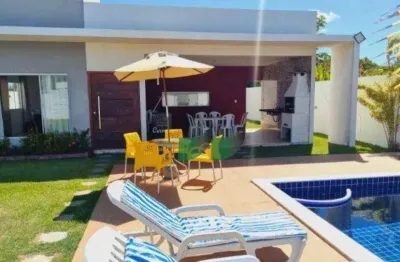 Casa com 3 dormitórios à venda, 270 m² por R$ 1.175.000,00 - Barra do Jacuípe - Camaçari/BA