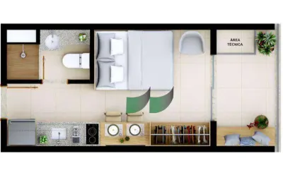 Studio com 1 dormitório à venda, 20 m² por R$ 300.000,00 - Pituba - Salvador/BA