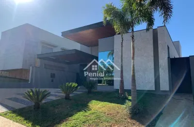 Casa com 3 dormitórios à venda, 246 m² por r$ 2.690.000,00 - reserva  santa luisa - ribeirão preto/sp