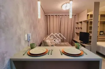 Apartamento com 1 dormitório para alugar, 35 m² por r$ 2.985,44/mês - jardim botânico - ribeirão preto/sp