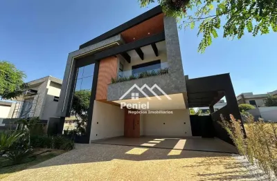 Sobrado com 5 suítes à venda, 417 m² por r$ 5.500.000 - jardim olhos d'água - ribeirão preto/sp