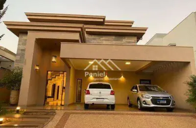 Sobrado com 3 dormitórios à venda, 302 m² por r$ 2.099.000 - condominio nova aliança sul - ilha córsega - ribeirão preto/sp