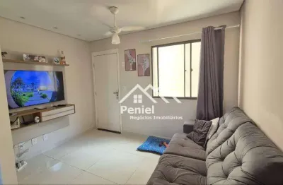 Apartamento com 2 dormitórios à venda, 47 m² por r$ 165.000 - planalto verde - ribeirão preto/sp
