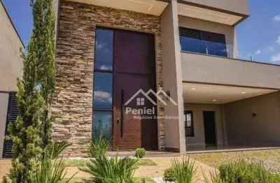 Sobrado com 4 suítes à venda, 351 m² por r$ 2.490.000 - cond. quinta dos ventos - ribeirão preto/sp